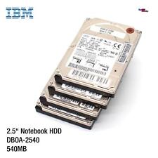 IBM DBOA-2540 540MB 2.5 " Pouces Ordinateur Portable Disque Dur HDD 85G3599 comprar usado  Enviando para Brazil