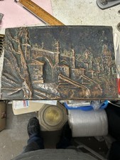 Copper plaque depicting for sale  NEW MILTON