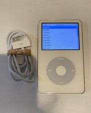Apple iPod Classic 5ª Geração Branco (30GB) com Nova Bateria - Funciona Muito Bem comprar usado  Enviando para Brazil