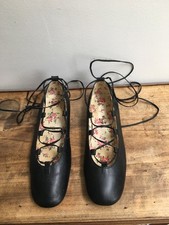 Ballerines lacets cuir d'occasion  Paris VIII