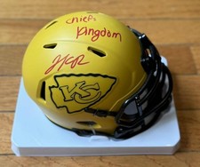 Mini capacete Kansas City Chiefs assinado/automático Jalen Royals Rave vermelho JSA INSCRITO  comprar usado  Enviando para Brazil