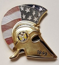 Navy Cpo cpoa chefe do barco 757 Uss Alexandria nucsub Gold Spartan Helmet comprar usado  Enviando para Brazil