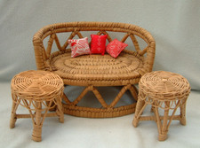 wicker doll furniture for sale  COBHAM