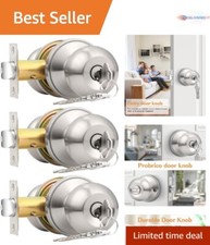 Brushed nickel door for sale  Sheridan
