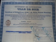 Ville nice obligation d'occasion  Brignoles
