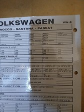 Fiche publitest Volkswagen jetta vw 7 scirocco Santana passat vw 8 comprar usado  Enviando para Brazil