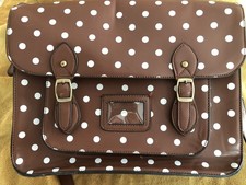 Brown white polka for sale  TOWCESTER