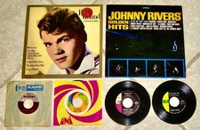 BRIAN HYLAND & JOHNNY RIVERS GREATEST HITS LP's & 45's comprar usado  Enviando para Brazil