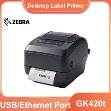 Impressora de Etiqueta Térmica e Transferência Térmica Direta Zebra GK420t Porta USB/Ethernet comprar usado  Enviando para Brazil
