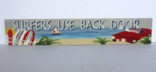 Wood plaque surfers for sale  Chantilly
