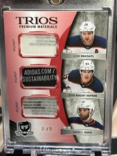 20-21 UD The Cup Game etiqueta logotipo usada /2 Leon Draisaitl enfermeira + Nugent-Hopkins EDM comprar usado  Enviando para Brazil