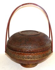Ikebana basket bamboo for sale  Goleta
