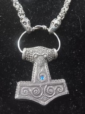 pendent thor hammer dragon for sale  New Glarus