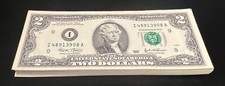 81 notas consecutivas da Reserva Federal 2003 série $2 Minneapolis Fr#1937-I comprar usado  Enviando para Brazil