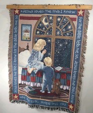 Jesus loves tapestry for sale  Williamsburg