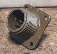 Usado, CONECTOR CANNON #MS3102A12S-3P, MONTAGEM NA PAREDE (2 CONTATOS, PINOS DE SOLDA) Q135 comprar usado  Enviando para Brazil