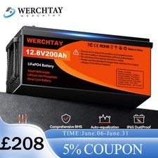 12v 200ah lifepo4 for sale  UK