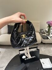 Bolsa Chanel Classic encerada a óleo pele de cordeiro hobo axila, usado comprar usado  Enviando para Brazil