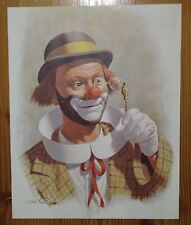 Clown lorgnette kunstdruck gebraucht kaufen  Birstein