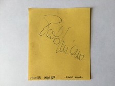 Autografo paolo miano usato  Guidonia Montecelio
