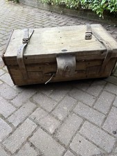 Antique canvas suitcase for sale  SHEFFIELD