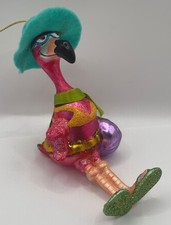Flamingo glass christmas for sale  Ellicott City