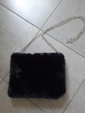 Handtasche schwarz fell gebraucht kaufen  Esslingen am Neckar