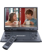 Leitor de DVD portátil Mydash PD102 tela giratória e bateria recarregável e fones de ouvido comprar usado  Enviando para Brazil