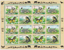 Usado, UNO New York - 1998 - Mi.-Nr. 767 -770 Gefährdete Arten (VI) Fauna Klbg. ** comprar usado  Enviando para Brazil