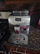 Máquina de cappuccino Saeco Phillips Intelia One Touch funciona espumador de leite faltando comprar usado  Enviando para Brazil