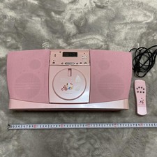 Sistema estéreo reproductor de CD rosa HELLO KITTY con control remoto montable en pared probado funcionando segunda mano Sistema estéreo reproductor de CD rosa HELLO KITTY con control remoto montable en pared probado funcionando segunda mano  Embacar hacia Mexico
