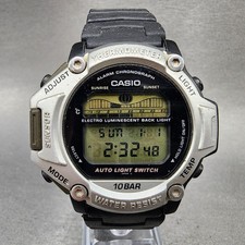 Relógio Casio Pro Trek PRT-11 Masculino 48mm Digital Preto Prata Termômetro Novo Batt comprar usado Relógio Casio Pro Trek PRT-11 Masculino 48mm Digital Preto Prata Termômetro Novo Batt comprar usado  Enviando para Brazil