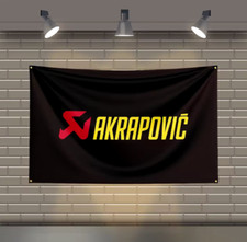 Logotipo de bandeira/banner de exaustão AKRAPOVIC - 70148/49/50. - ZZ2288 comprar usado  Enviando para Brazil
