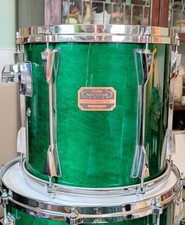 Tom rack personalizado Tama Artstar 13"x12", laca verde British Racing. Concha de bordo. comprar usado  Enviando para Brazil