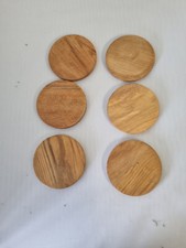 Circular wooden coasters for sale  MILLOM