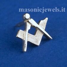 Spilla massonica con squadra e compasso 3° in argento comprar usado  Enviando para Brazil