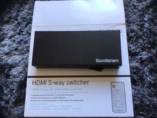 Sandstrom hdmi black for sale  SCUNTHORPE