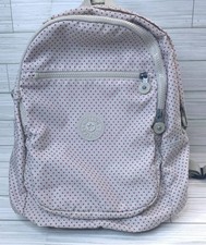 Mochila Kipling bolinhas creme e rosa média, usado comprar usado  Enviando para Brazil