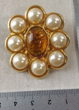 Ancienne broche dorée d'occasion  Seingbouse