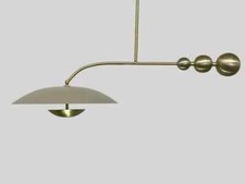 Candelabro feito à mão de latão cor ardósia - Luminária moderna - Decoração exclusiva comprar usado  Enviando para Brazil