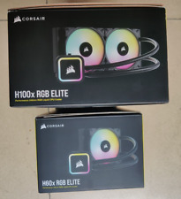 Cooler líquido CPU CORSAIR iCUE H60x H100x RGB ELITE 120mm (sem ventilador) comprar usado  Enviando para Brazil