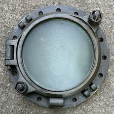 Vintage Ship's Porthole, J & J Woods Ltd - Rainhill, Marítimo, Náutico, Bronze, usado comprar usado  Enviando para Brazil