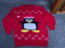Christmas penguin red for sale  OSSETT