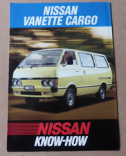 1985 nissan vanette for sale  NORTHWICH