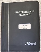 Mack maintenance manual for sale  Sedro Woolley