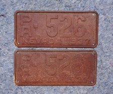 1937 nevada license for sale  Boulder