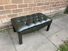 Chesterfield footstool leather for sale  BIRMINGHAM