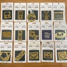 Brass embossing stencil for sale  San Jose