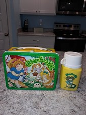 Usado, 1983 Cabbage Patch Lancheira Infantil e Garrafa Térmica * Vintage * Kit Lancheira Balde Boneca comprar usado  Enviando para Brazil