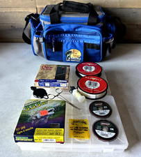 Bass Pro Shops Extreme 360 Qualifier Tackle Bag Caixa Azul com 2 Tackle + Cordas comprar usado  Enviando para Brazil